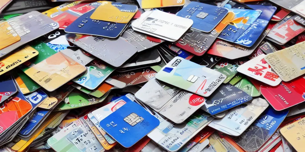 Image similar to an overwhelming pile of credit cards