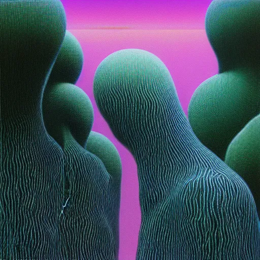 Image similar to tame impala album cover made by zdzisław beksiński