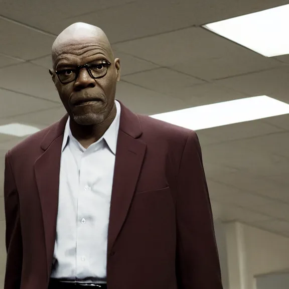 Prompt: A still of Samuel L. Jackson as Saul Goodman in Breaking Bad