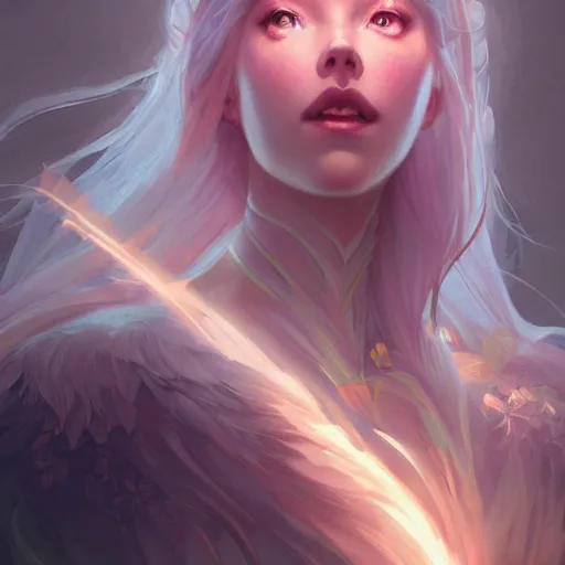 Image similar to aurora, child of light, highly detailed, digital painting, artstation, concept art, smooth, sharp focus, illustration, Unreal Engine 5, 8K, art by artgerm and greg rutkowski and alphonse mucha