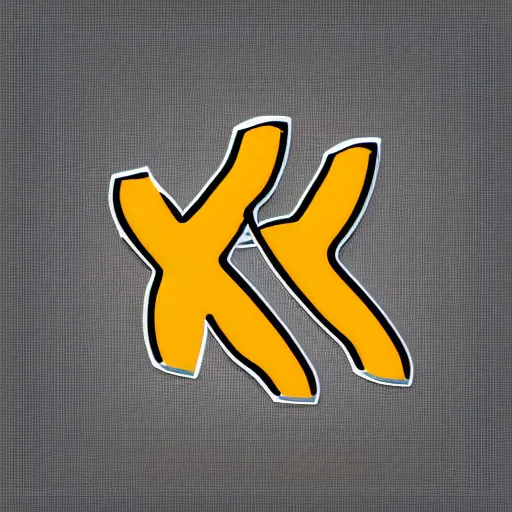 Image similar to xqcow silly, digital art, iconic icon, 2 d vector logo, cartoon, t - shirt design