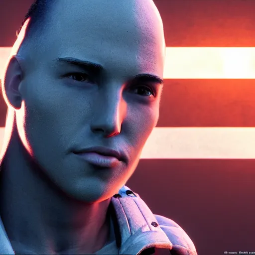 Prompt: portrait of usa human, 8 k uhd, unreal engine, octane render in the artstyle of finnian macmanus, john park and greg rutkowski