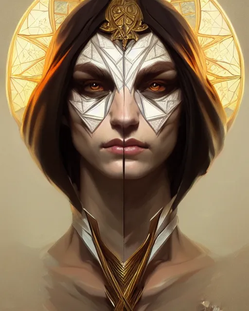 Image similar to symmetry!! portrait of draven, d & d, intricate, elegant, highly detailed, digital painting, artstation, concept art, smooth, sharp focus, illustration, art by artgerm and greg rutkowski and alphonse mucha