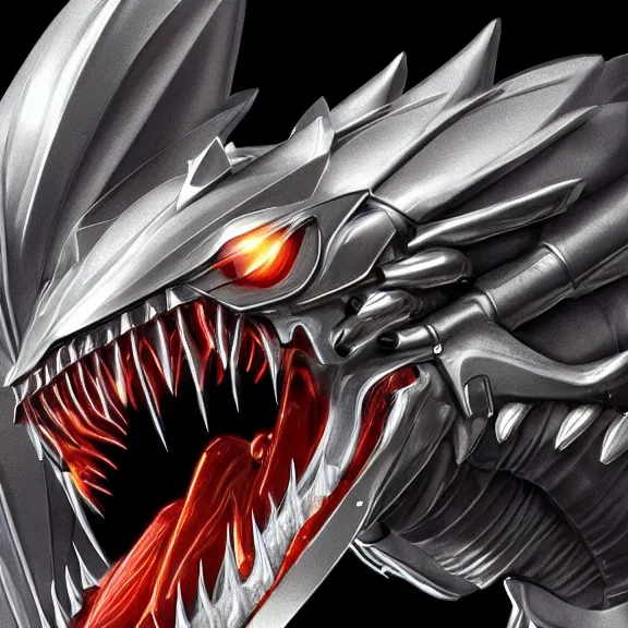 Image similar to close up mawshot of a cute elegant beautiful stunning hot anthropomorphic female robot dragon, with sleek silver metal armor, glowing OLED visor, facing the camera, the open dragon maw being highly detailed, with a gullet at the end and a long tongue, you looking into the maw, food pov, micro pov, vore, digital art, pov furry art, anthro art, furry, warframe art, high quality, 3D realistic, dragon mawshot art, maw art, macro art, micro art, dragon art, Furaffinity, Deviantart, Eka's Portal, G6