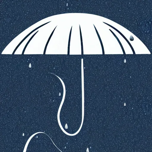 Prompt: 雨, japanese kanji for'rain ', illustration, 雨 漢 字