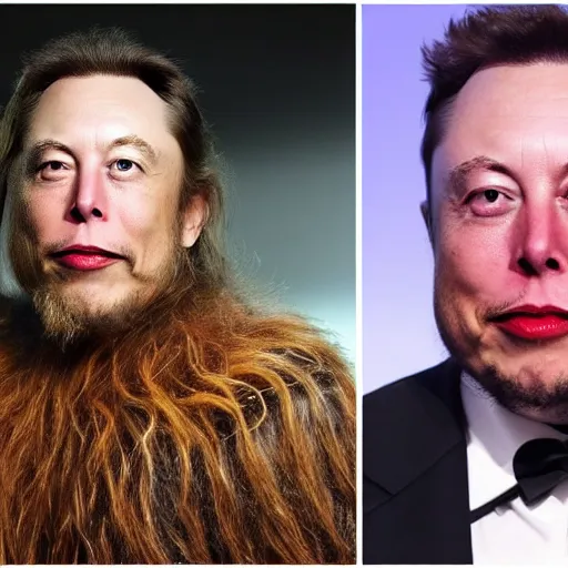 Prompt: chewbacca elon musk