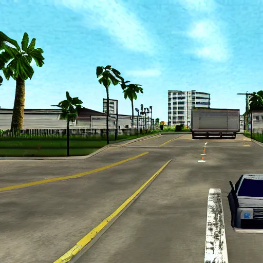 Image similar to pembroke pines florida in gta san andreas game high detail