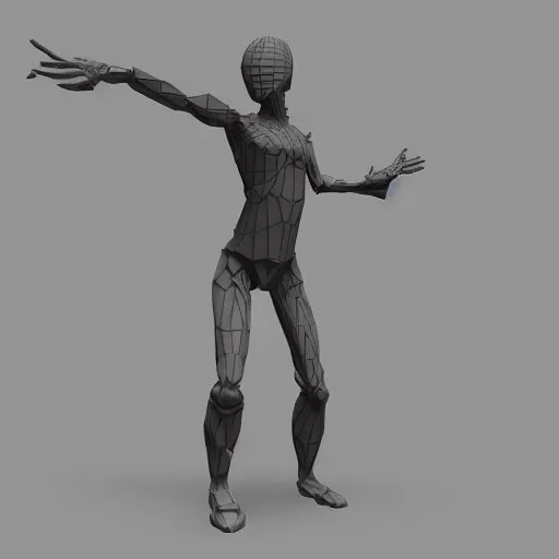 Prompt: 3d scan t-pose stock rigged model blender maya viking cyber ninja