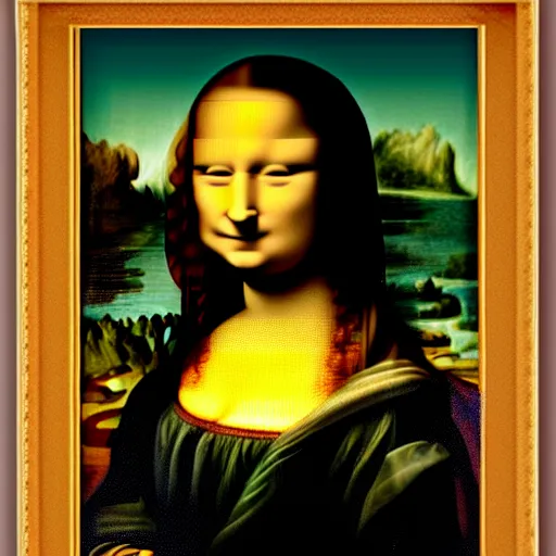 Image similar to donald trump as mona lisa