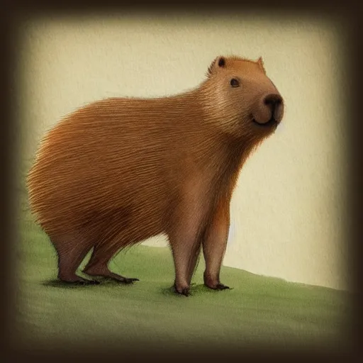 Prompt: capybara wizard