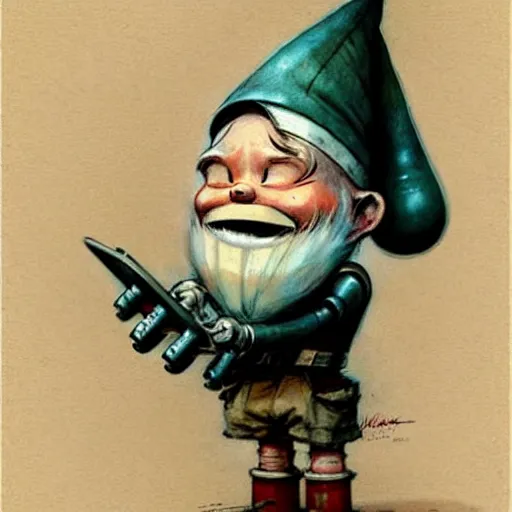 Image similar to ( ( ( ( ( 1 9 5 0 s robot knome. muted colors. ) ) ) ) ) by jean - baptiste monge!!!!!!!!!!!!!!!!!!!!!!!!!!!!!!