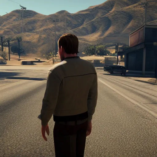 Image similar to Film still of Ewan McGregor, from Grand Theft Auto V (2013 video game)