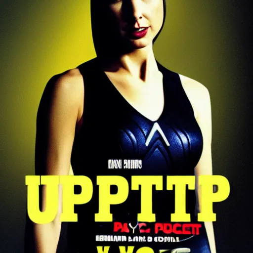 Prompt: gal gadot in pulp fiction movie poster