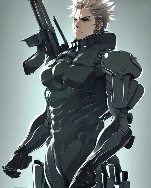 Image similar to metal gear rising senator armstrong, portrait shinkai makoto studio ghibli studio key hideaki anno sakimichan stanley artgerm lau rossdraws james jean marc simonetti elegant highly detailed digital painting artstation pixiv