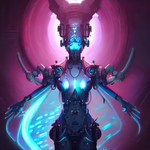 a portrait of a beautiful cybernetic seraph, cyberpunk | Stable ...