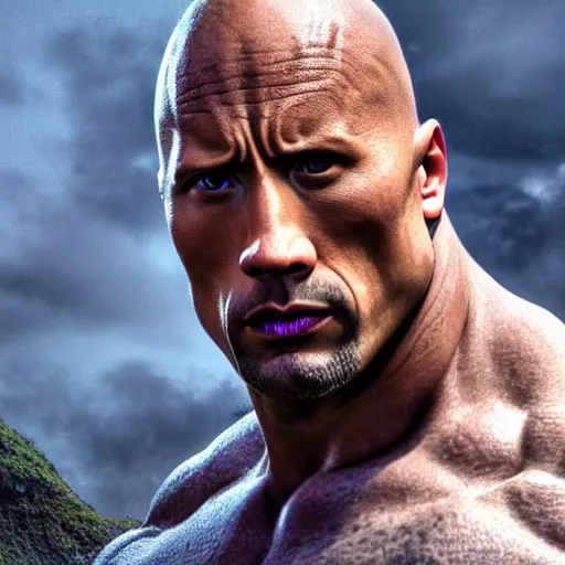 photorealistic dwayne johnson made of cobblestone. | Stable Diffusion ...