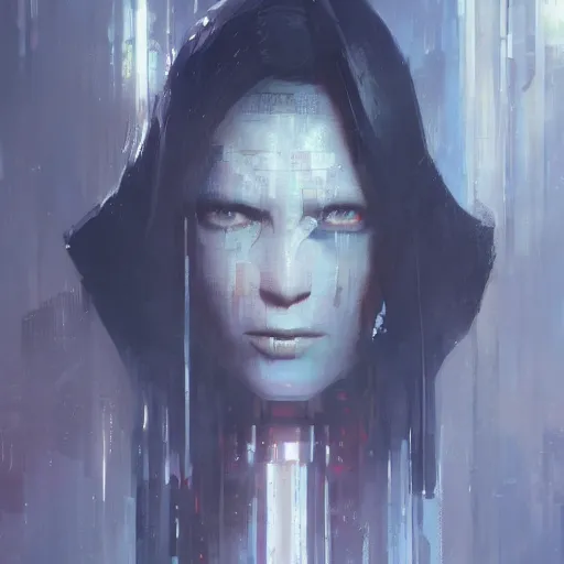 Image similar to evil ai, neuromancer, painted by stanley lau, painted by greg rutkowski, painted by stanley artgerm, digital art, trending on artstation