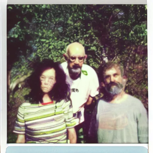 Image similar to found polaroid of bizarre trash humpers