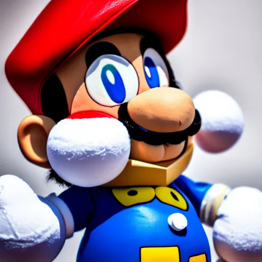 Image similar to Dr. Mario from Super Smash Bros, Sigma 85mm f_1.4, 4k, hd, portrait photography