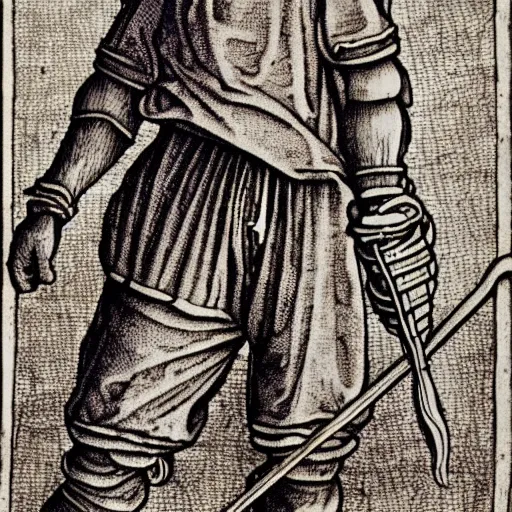 Image similar to lacrosse player, highly detailed, 8k, intricate, Albrecht Durer style