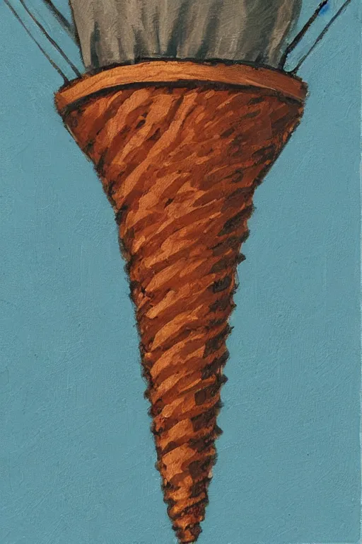 Prompt: artwork of cherenkov cone