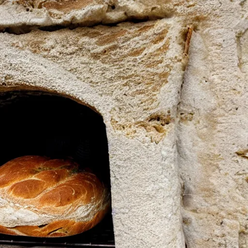 Image similar to Bread inside a traditional oven