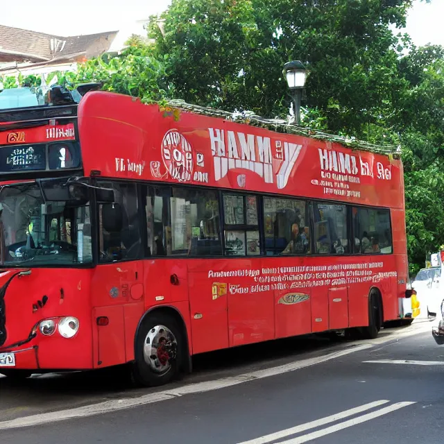 Prompt: ham bus