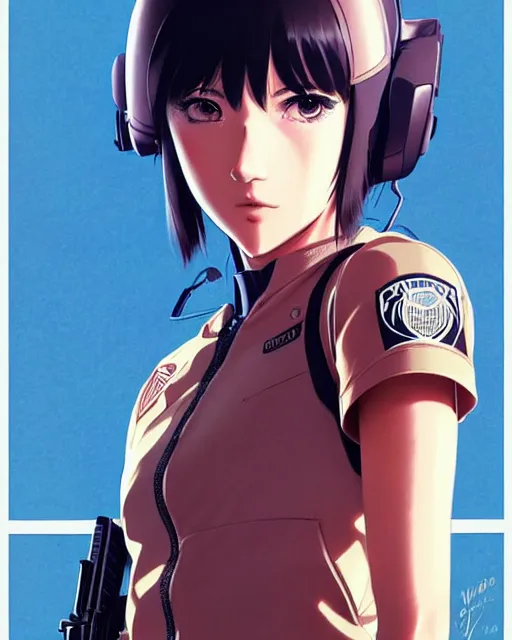 Image similar to girl wearing tactical gear | | very very anime!!!, fine - face, audrey plaza, realistic shaded perfect face, fine details. anime. realistic shaded lighting poster by ilya kuvshinov katsuhiro otomo ghost - in - the - shell, magali villeneuve, artgerm, jeremy lipkin and michael garmash and rob rey