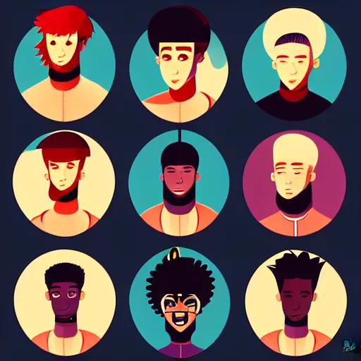 Image similar to 2 d character design, male rapper, vector art, digital art, portrait, 4 k, 8 k, sharp focus, smooth, illustration, concept art, music artist