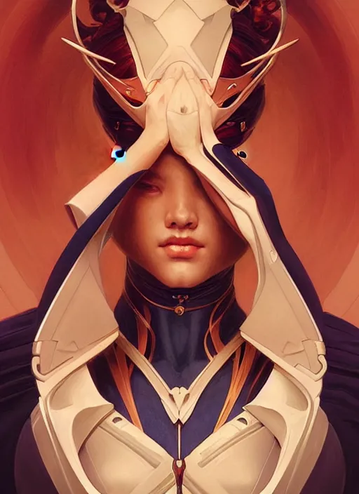 Image similar to portrait of xmen, intricate, elegant, highly detailed, my rendition, digital painting, artstation, concept art, smooth, sharp focus, illustration, art by artgerm and greg rutkowski and alphonse mucha and uang guangjian and gil elvgren and sachin teng, symmetry!!