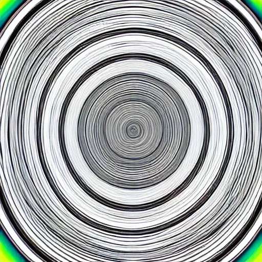 Image similar to concentric circles coming together in an explosion, in the style of astract