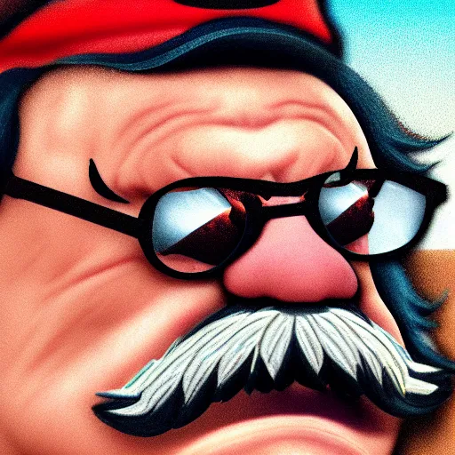 Image similar to Portrait of Bernie Sanders as Wario, nintendo, high detail, realism, 4k