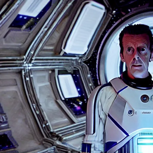 Prompt: still of the twelfth doctor in interstellar, 7 0 mm imax film