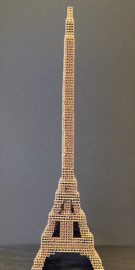 Image similar to Eiffel tower made with Lego