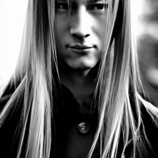 Image similar to A photo of sephiroth, award winning photography, f/22, 35mm, 2700K, perfect faces.