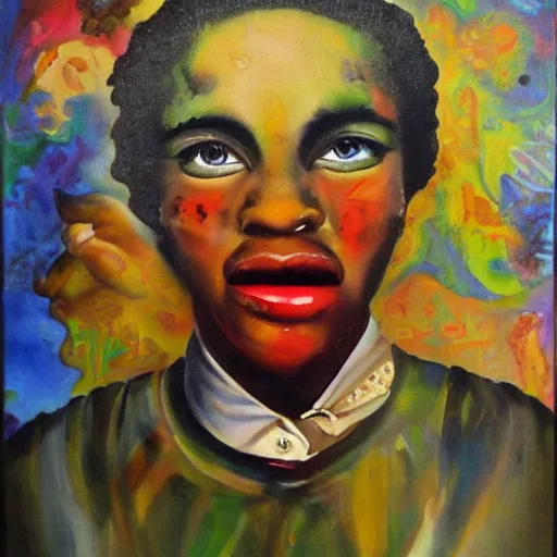 Image similar to the most offensive thing ever, contemporary painting