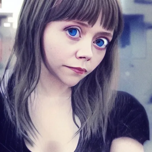 Image similar to elisabeth olsen as an anime character