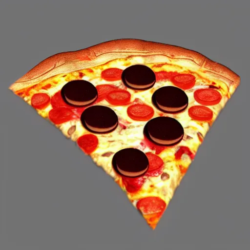 Prompt: a highly realistic photo of a delicious slice of pizza, dramatic, hyperdetailed, artstation, digital art, photorealism, accurate, 8k,