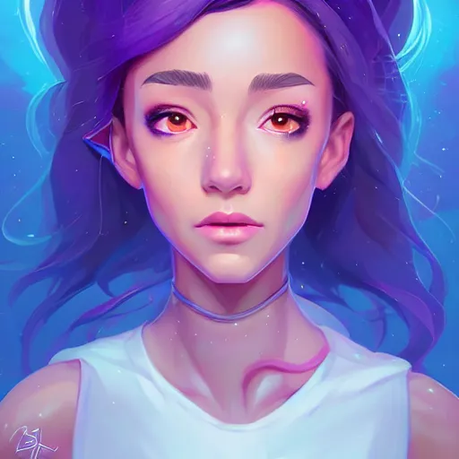 Prompt: a portrait of a beautiful Stella Maeve good magic, art by lois van baarle and loish and ross tran and rossdraws and sam yang and samdoesarts and artgerm, digital art, highly detailed, intricate, sharp focus, Trending on Artstation HQ, deviantart, unreal engine 5, 4K UHD image