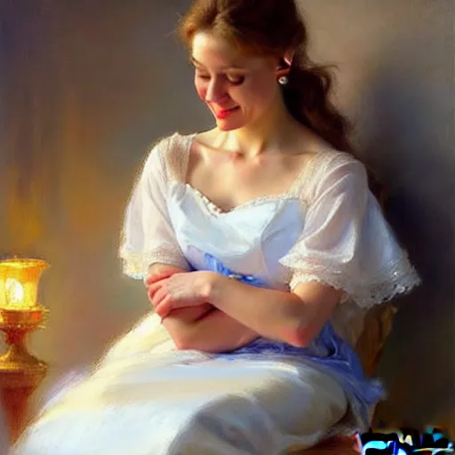 Image similar to The faithful wife by Vladimir Volegov