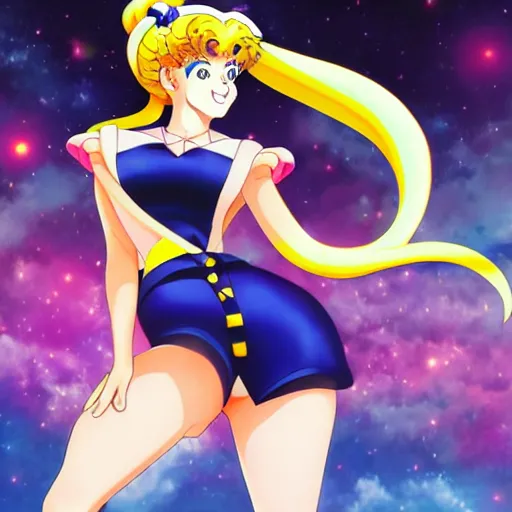 Image similar to thicc sailor moon