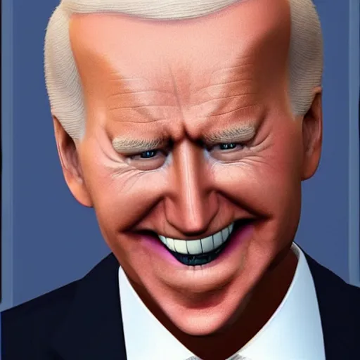 Image similar to a hybrid face that looks like both joe biden and donald trump as one person