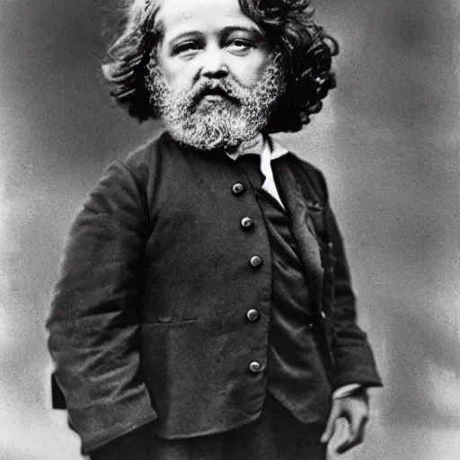 Prompt: child karl marx