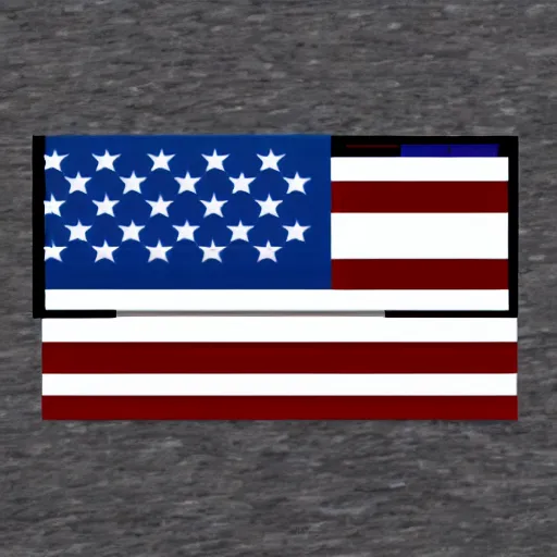 Image similar to the flag of a glitching society