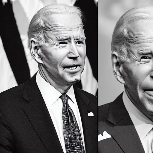 Image similar to president joe biden as reptile, reptilian eyes