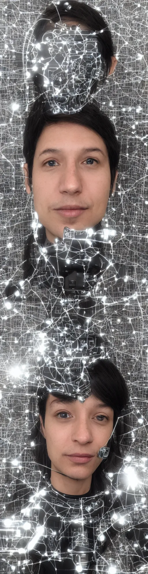 Prompt: artificial intelligence selfie,