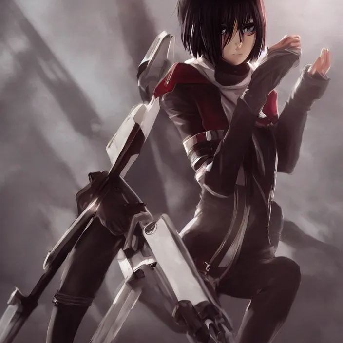 I made Mikasa Wallpaper for mobile : r/ShingekiNoKyojin