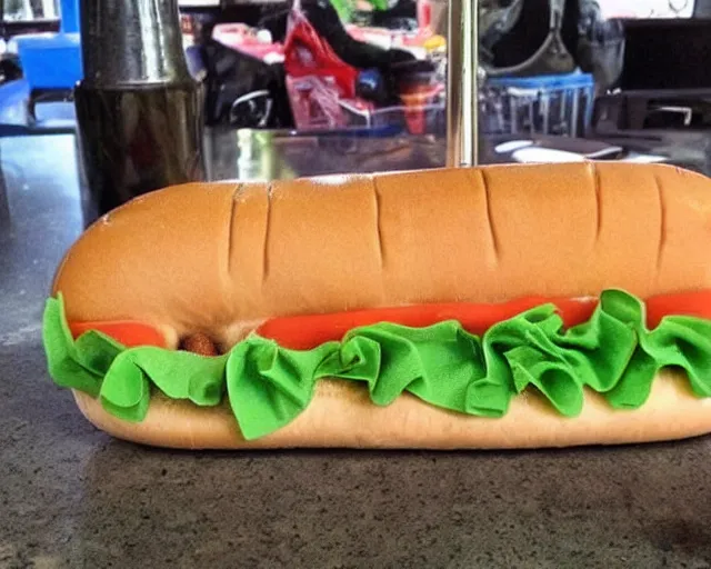 Prompt: a hotdog that looks like snoopdogg