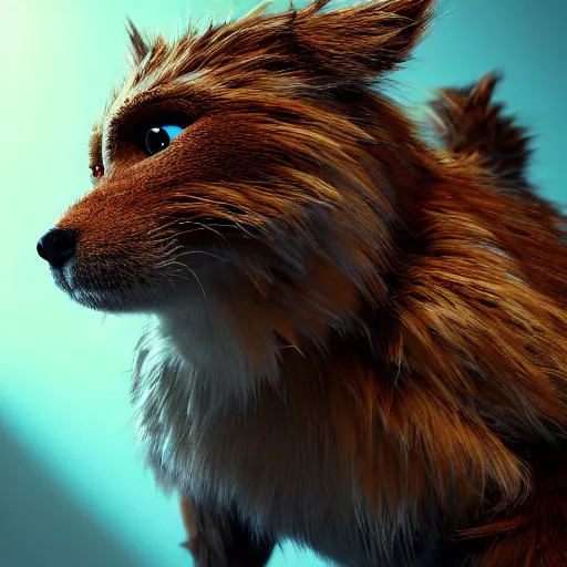 Image similar to full body pose, hyperrealistic photograph cute furry monsters, dim volumetric lighting, 8 k, octane beautifully detailed render, extremely hyper detailed, intricate, epic composition, cinematic lighting, masterpiece, trending on artstation, very very detailed, stunning, hdr, smooth, sharp focus, high resolution, award, winning photo, dslr, 5 0 mm