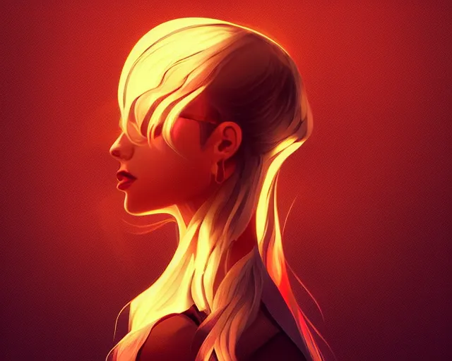 Prompt: lighting, a simple vector based illustration, by ross tran, artgerm, surrealism
